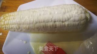 奶油烤玉米的做法步骤：3