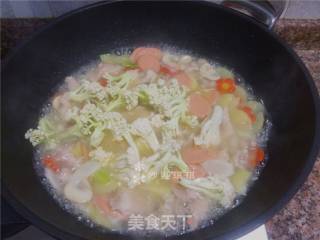 杂蔬滑肉的做法步骤：11