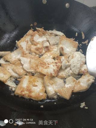 煎豆腐的做法步骤：5
