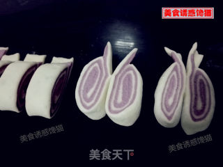 紫薯蝴蝶卷的做法步骤：11