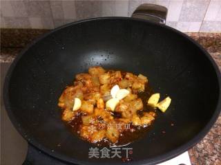 高笋烧牛筋的做法步骤：6