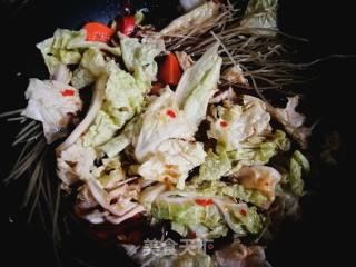 牛肉白菜炖粉条的做法步骤：9