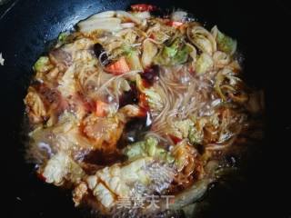 牛肉白菜炖粉条的做法步骤：11