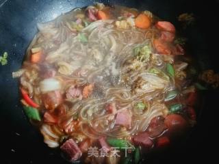牛肉白菜炖粉条的做法步骤：12