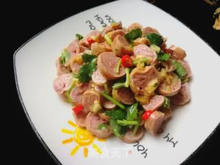 蒜泥拌小肠的做法步骤：7