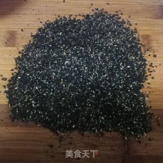 黑芝麻紫薯饼的做法步骤：6