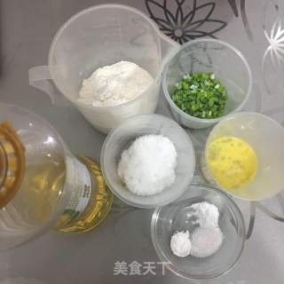 香葱桃酥的做法步骤：2