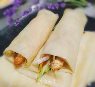 土豆丝黄瓜卷薄饼的做法步骤：13