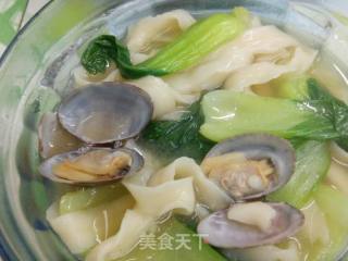 鲜蛤面的做法步骤：4