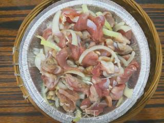 烤箱版亲子丼的做法步骤：5