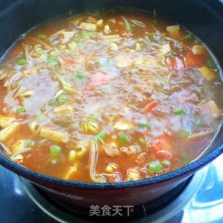 豆腐丁时蔬饸饹的做法步骤：9