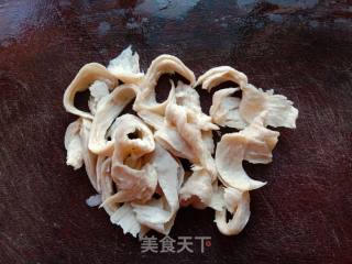 香菇青豆炒面筋的做法步骤：1