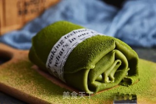 网红抹茶毛巾卷的做法步骤：13