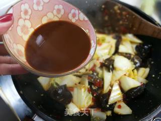 鱼香白菜的做法步骤：9
