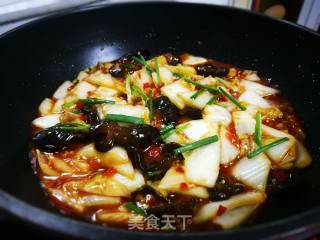 鱼香白菜的做法步骤：12