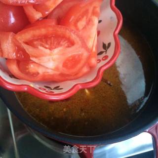 番茄牛肉炖土豆的做法步骤：6
