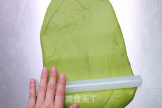 抹茶奶酪软欧的做法步骤：8