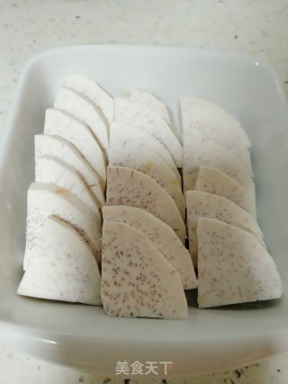 蒸版芋儿鸡的做法步骤：4