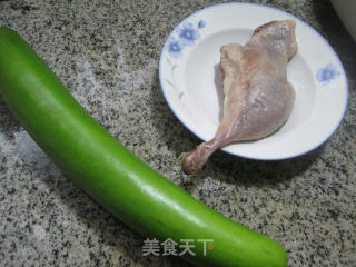 夜开花煮腊鸭腿的做法步骤：1