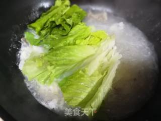 早餐—生菜粉丝汤的做法步骤：6