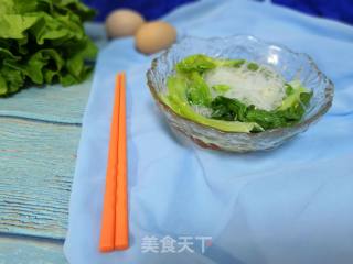 早餐—生菜粉丝汤的做法步骤：7
