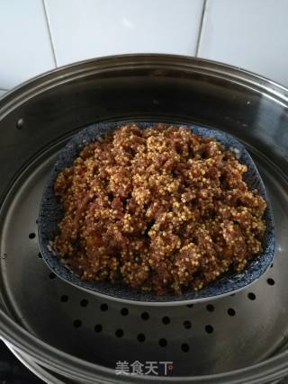 小米粉蒸牛肉的做法步骤：14