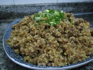 小米粉蒸牛肉的做法步骤：16