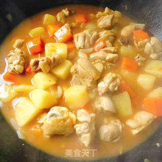 咖喱鸡块的做法步骤：7