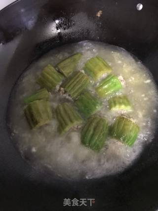 酿苦瓜的做法步骤：4
