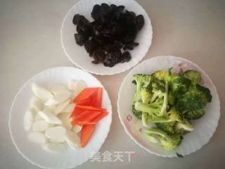 菌蔬炒山药的做法步骤：2
