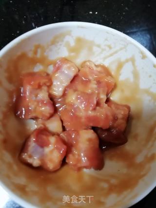 排骨窝蛋蒸饭的做法步骤：3