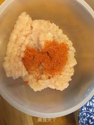 鸡肉芝士小丸子的做法步骤：1