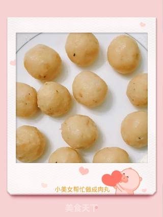 萝卜白玉丸的做法步骤：4