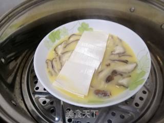 豆腐香菇蒸蛋的做法步骤：4