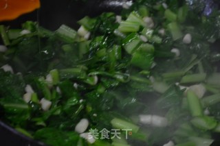 白玉菇炒小白菜的做法步骤：8