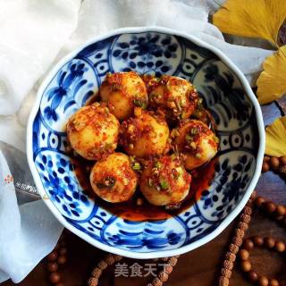 浇汁土豆丸子的做法步骤：7