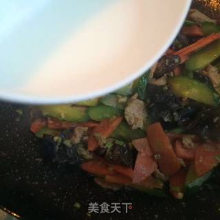 时蔬滑肉的做法步骤：8