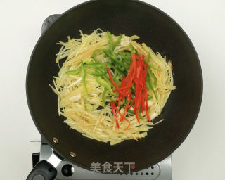 青椒土豆丝的做法步骤：6