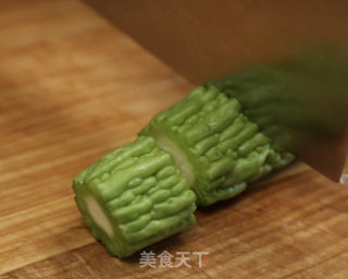苦瓜酿肉的做法步骤：7