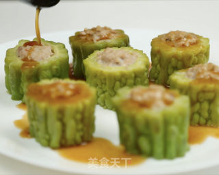 苦瓜酿肉的做法步骤：14