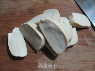 鲜素鸡烧大头菜的做法步骤：2