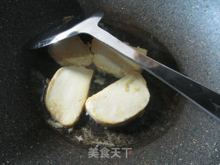 鲜素鸡烧大头菜的做法步骤：3