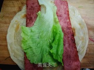 培根生菜手抓饼的做法步骤：5