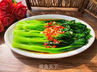 白灼菜心的做法步骤：12