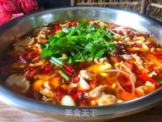 水煮肉片的做法步骤：13