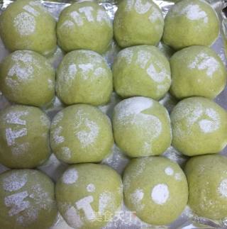 菠菜粉豆沙包的做法步骤：15