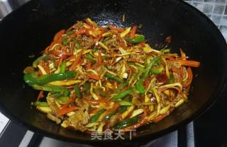 鱼香牛肉丝的做法步骤：11
