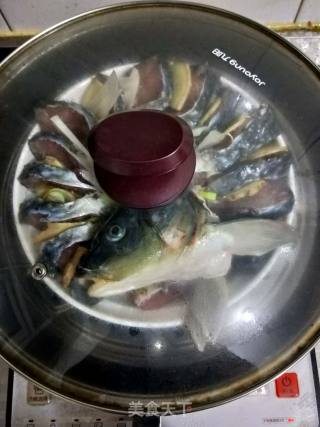 清蒸开屏鱼的做法步骤：7
