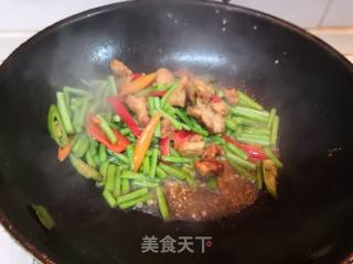 油堆炒豇豆的做法步骤：5