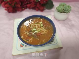 牛肉金针菇汤的做法步骤：8